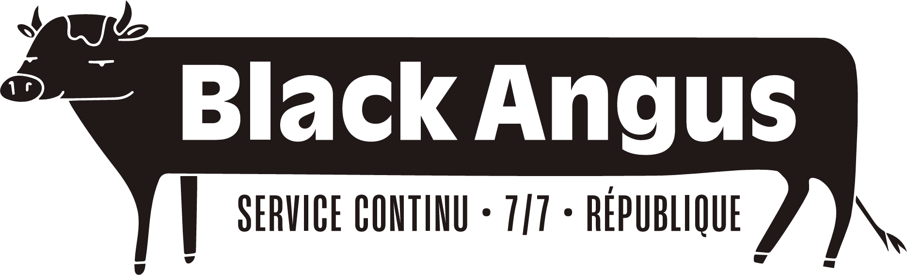 Black Angus Logo Avec Infos
