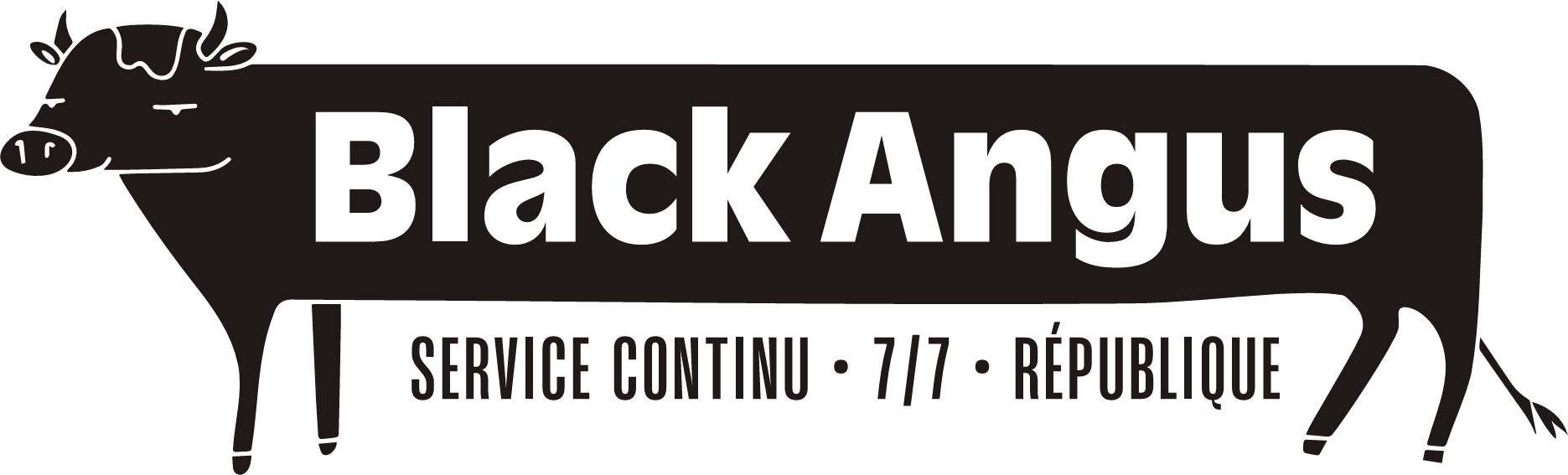 Black Angus Logo Avec Infos