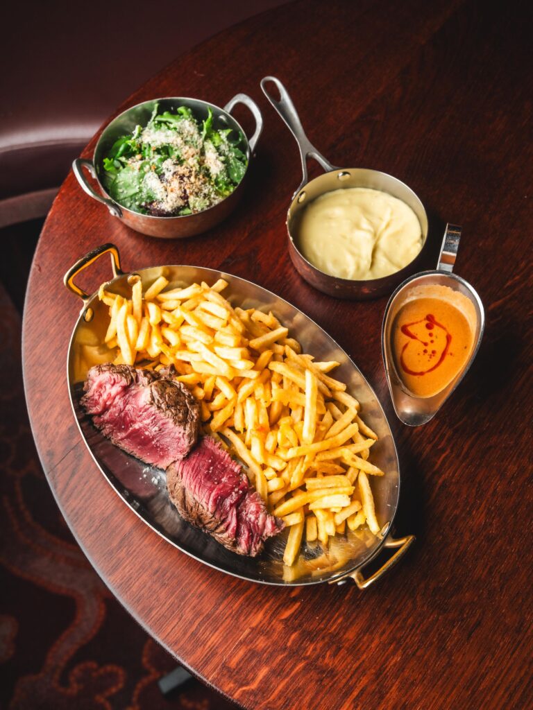 Menu black prime avec filet de boeuf